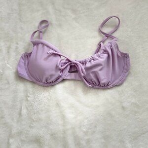 Lavender Bikini Top that Features the Cinching on the Top & Bottom (mix & match)